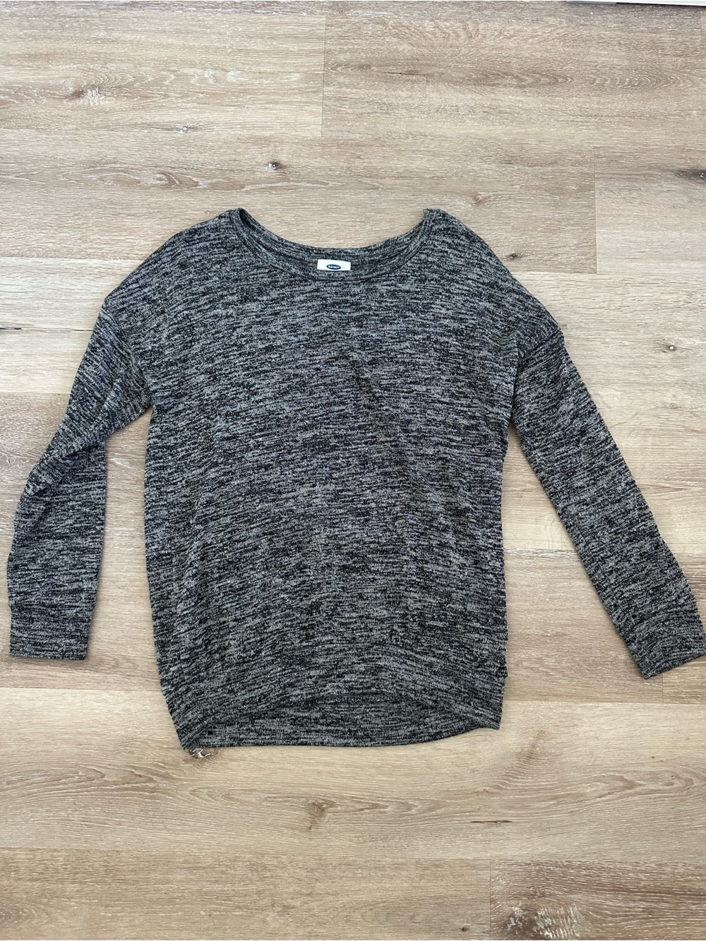 Women’s Gray Marled Pullover Sweater